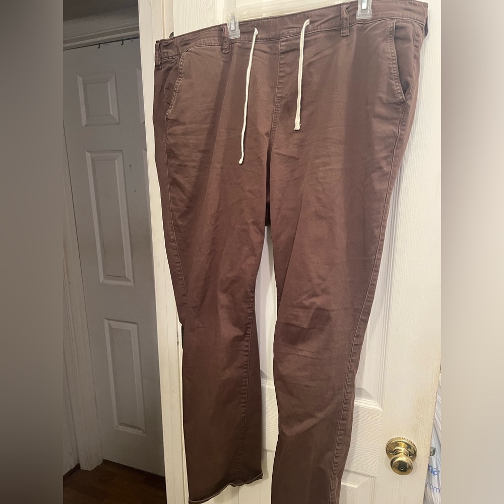 Torrid Size 3 Tall Chocolate Brown Drawstring Pants